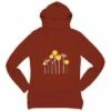 Cheapest 🎉 Brick Poppies Lightweight Hoodie - 👩 Women ✔️