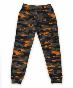 Deals 😉 Black & Orange Camo Leggings - Kids ✨