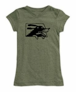 Outlet 😍 Heather Forest 🦮 Dog In Car Fitted Tee - 👩 Women 😉