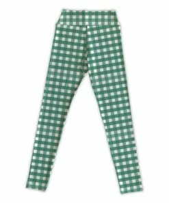 Cheapest 🥰 Green & White Gingham Leggings - 👩 Women 😉