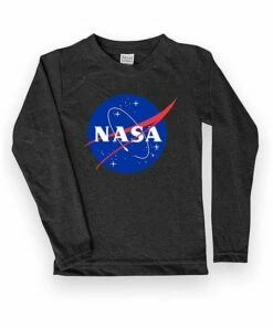 Best deal ❤️ Heather Charcoal 'NASA' Long-Sleeve Tee - Toddler & Boys 🔔