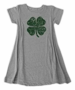Best deal 🥰 Heather Gray Weathered Shamrock Tunic - 👩 Women 🎁