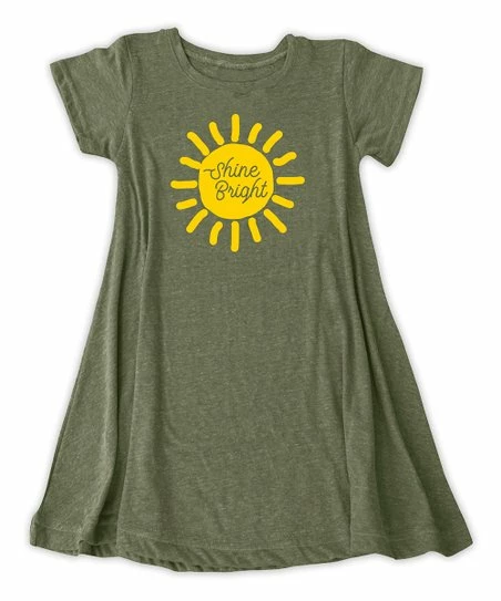 Cheap ⌛ Green & Yellow 'Shine Bright' Sun Tunic - 👩 Women 👏 1 Cheap ⌛ Green & Yellow 'Shine Bright' Sun Tunic - 👩 Women 👏