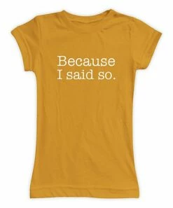 Best deal 🎁 Mustard 'Because I Said So' Fitted Tee - Plus ✨