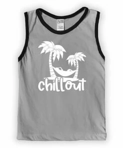 Best reviews of ✨ Light Gray & Black 'Chill Out' Muscle Tank - Boys 😉