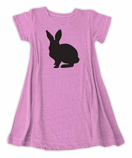 Top 10 🔥 Mauve Bunny Silhouette Tunic - 👩 Women ✨ 1 Top 10 🔥 Mauve Bunny Silhouette Tunic - 👩 Women ✨