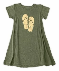 Brand new ❤️ Heather Moss Green Flip-Flops Tunic - 👩 Women ✔️