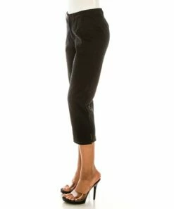 Cheap 🤩 Urban Diction Black Capri Pants - 👩 Women 🎁
