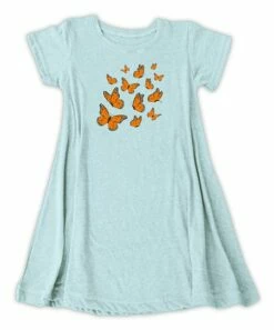 Cheapest 🛒 Light Aqua Butterflies Tunic - 👩 Women 🔥