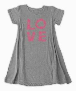 Best Pirce 🔥 Heather Gray Floral 'Love' Tunic - 👩 Women 🎁