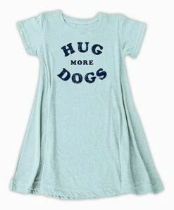 Deals ✨ Light Aqua 'Hug More 🐶 Dogs' Tunic - Plus 😍