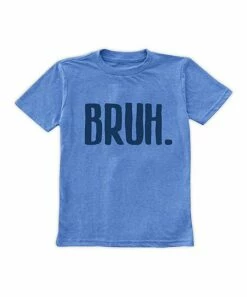Best deal 🎉 Heather Blue 'Bruh' Tee - Boys 🎉