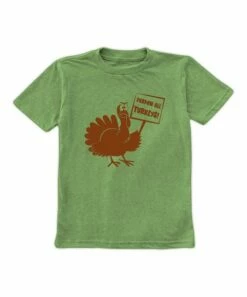 Best deal 🔔 Moss Green 'Pardon All Turkeys' Tee - Kids 🛒