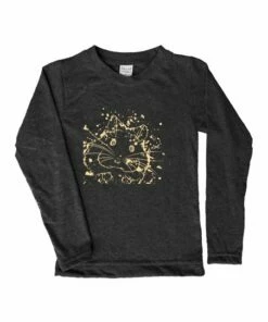 Wholesale 👏 Heather Charcoal Hungry Hamster Long-Sleeve Tee - Toddler & Kids 👏