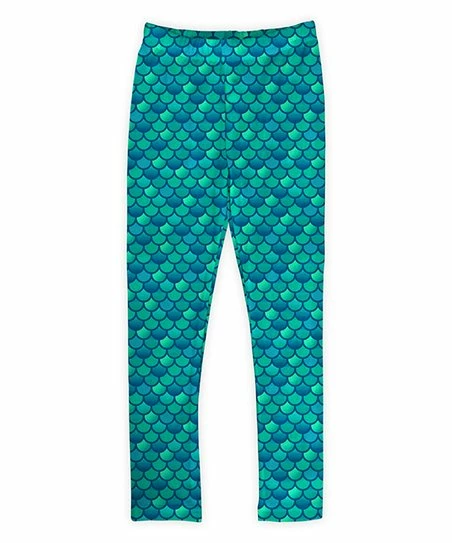 New ❤️ Urban Smalls Turquoise Mermaid Scales Leggings - 👧 Girls 👍 1 New ❤️ Urban Smalls Turquoise Mermaid Scales Leggings - 👧 Girls 👍