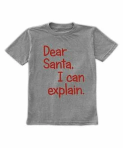 Best Pirce 🎉 Heather Gray 'Dear Santa I Can Explain' Tee - Boys ⌛