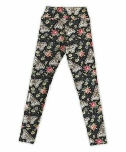 Hot Sale ⌛ Black Multicolor Butterflies Leggings - 👩 Women ✔️