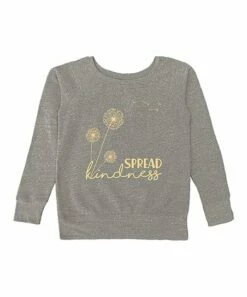 Best Sale 💯 Heather Gray Fleece 'Spread Kindness' Fleece Sweatshirt - Plus ⭐
