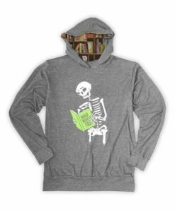 Outlet 💯 Heather Gray 'Build Muscle' Skeleton Lightweight Hoodie - 👩 Women ❤️