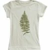 Buy 👏 Cream Fern Fitted Tee - 👩 Women 🎁