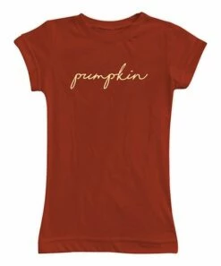 Coupon 😉 Brick 'Pumpkin' Fitted Tee - 👩 Women ⌛